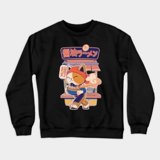 Neko Cat Ramen Shop Crewneck Sweatshirt